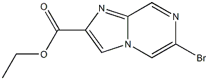 Ethyl 6-bromoimidazo[1,2-a]pyrazine-2-carboxylate Structure