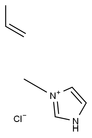 1-烯丙基-3-甲基咪唑氯盐 结构式