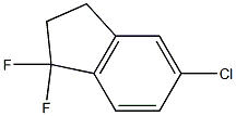 5-Chloro-1,1-difluoroindan Structure