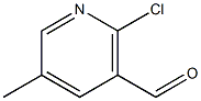 2-Chloro-5-methylnicotinaldehyde 化学構造式