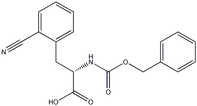 CBZ-L-2-氰基苯丙氨酸,,结构式
