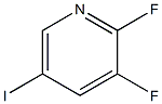 2,3-二氟-5-碘吡啶,,结构式