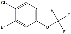 3-Bromo-4-chluoro-(trifluoromethoxy)benzene Structure