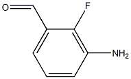 2-Fluoro-3-aminobenzaldehyde 化学構造式