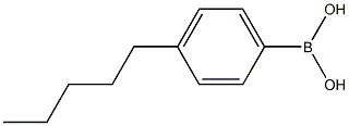对戊基苯硼酸,,结构式