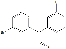 2,2-bis(3-bromophenyl)acetaldehyde Structure