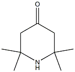 2,2,6,6-四甲基哌啶-4-酮 结构式