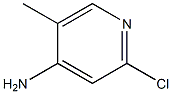 2-氯-4-氨基-5-甲基吡啶 结构式