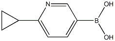 2-环丙基-5-吡啶硼酸, , 结构式