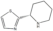 (S)-2-(thiazol-2-yl)piperidine 化学構造式