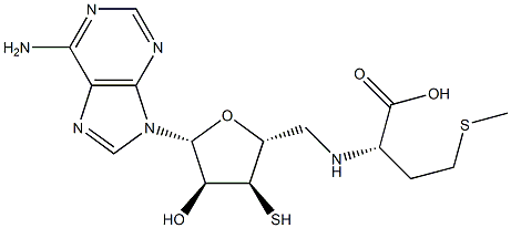 硫腺苷甲硫氨酸, , 结构式