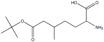 BOC-D-2-氨基-5-甲基己酸, , 结构式