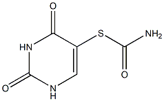 5-(1-thioureido)uracil,,结构式