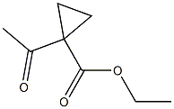Ethyl 1-acetylcyclopropanecarboxylate Structure