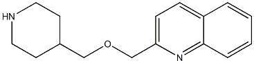 2-(Piperidin-4-ylmethoxymethyl)-quinoline Structure