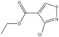 ethyl 3-chloroisothiazole-4-carboxylate 化学構造式
