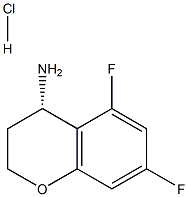(S)-5,7-difluorochroman-4-amine hydrochloride Structure