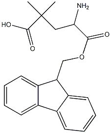 Fmoc-4-amino-2,2-dimethyl-butyric acid Struktur