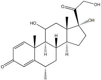 6A-methylprednisolone Struktur