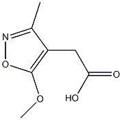 (5-Methoxy-3-Methylisoxazol-4-yl)-acetic acid Structure