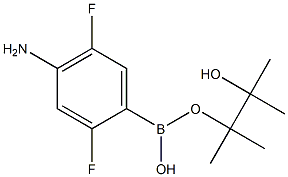 4-氨基-2,5-二氟苯硼酸频哪酯, , 结构式