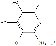 Lithium trihydroxy(6-methylpyridin-2-yl)borate Struktur