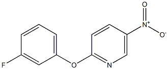 2-(3-fluorophenoxy)-5-nitropyridine Struktur