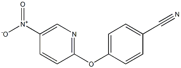 4-(5-nitropyridin-2-yloxy)benzonitrile Struktur