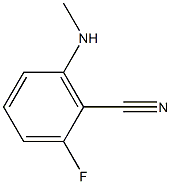2-Fluoro-6-(methylamino)benzenecarbonitrile Struktur