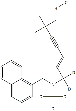 Terbinafine-d5 hydrochloride Structure