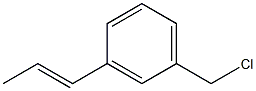 (E)-1-(chloroMethyl)-3-(prop-1-enyl)benzene Struktur