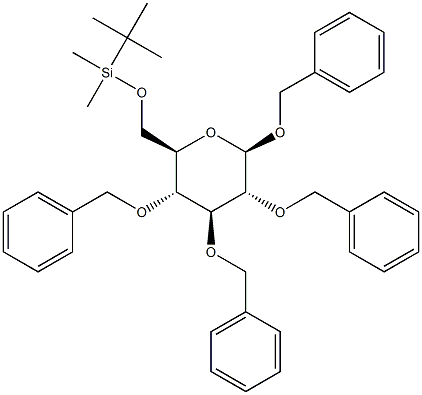 1,2,3,4-Tetra-O-benzyl-6-O-tert-butyldimethylsilyl-b-D-glucopyranose