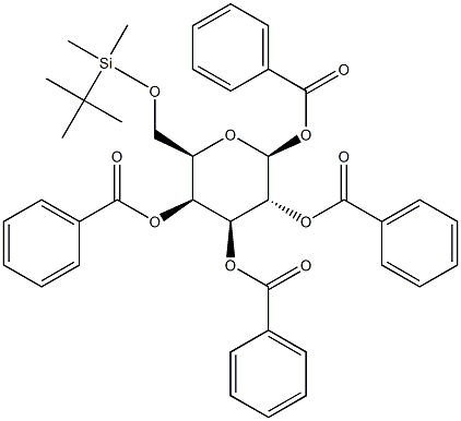 1,2,3,4-Tetra-O-benzoyl-6-O-tert-butyldimethylsilyl-b-D-galactopyranose