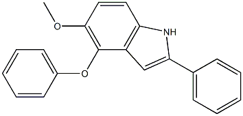 4-苯氧基-5-甲氧基-2-苯基-1H-吲哚