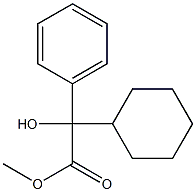 Methyl A-cyclohexylmandelate Struktur