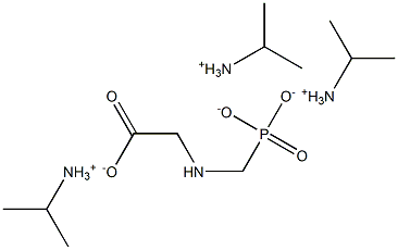 Glyphosate isopropyl ammonium salt Struktur