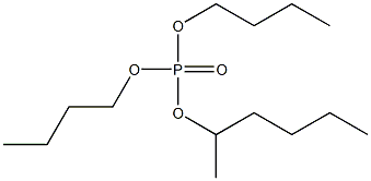 磷酸三丁乙酯, , 结构式