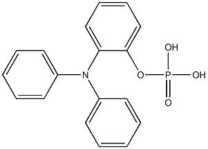 二苯胺基磷酸一苯酯,,结构式
