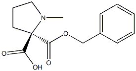 CBZ-N-甲基-D-缬氨酸 结构式