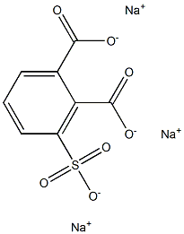 Sodium phthalate sulfonate Structure
