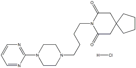 盐酸丁螺环酮片, , 结构式