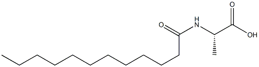 月桂酰基丙氨酸, , 结构式