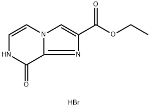 8-Hydroxy-imidazo[1,2-a]pyrazine-2-carboxylic acid ethyl ester hydrobromide, 1951439-66-9, 结构式