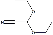 2,2-二乙氧基乙腈, , 结构式