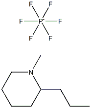 N-methyl, propyl piperidine hexafluorophosphate Struktur