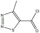 4-methyl-1,2,3-thiadiazole-5-formyl chloride Struktur