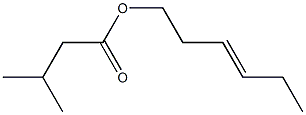 3-hexenyl isovalerate Structure