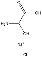 Aminoglycolic acid sodium chloride, , 结构式