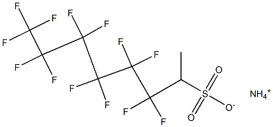 全氟己基乙基磺酸铵,,结构式