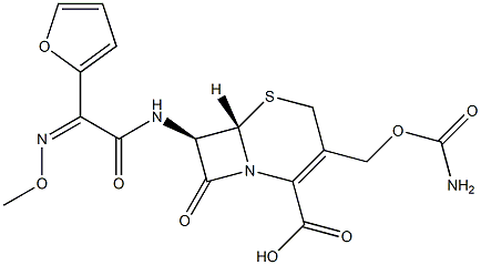 Cefuroxime Axetil Impurity 4 Struktur